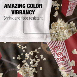 Jq Licensing Silky Popcorn Supersoft Blanket Multicoloured (152Cm X 127Cm) - thumbnail 4