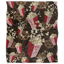 Jq Licensing Silky Popcorn Supersoft Blanket Multicoloured (152Cm X 127Cm)
