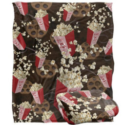 Jq Licensing Silky Popcorn Supersoft Blanket Multicoloured (152Cm X 127Cm) - thumbnail 2