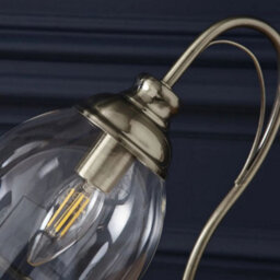 CGC Lighting Cgc Kate Antique Brass Table Lamp - thumbnail 4