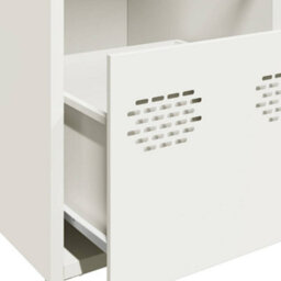 Vidaxl Sideboard White 68X39X73.5 Cm Cold-Rolled Steel - thumbnail 9