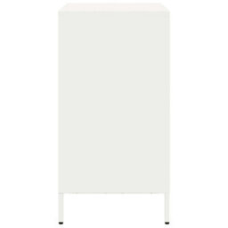 Vidaxl Sideboard White 68X39X73.5 Cm Cold-Rolled Steel - thumbnail 6