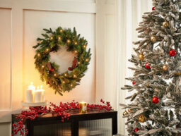 Beliani Christmas Wreath Led Kamerun Green 60 Cm - thumbnail 2
