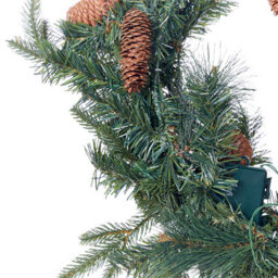 Beliani Christmas Wreath Led Kamerun Green 60 Cm - thumbnail 7