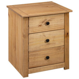 Vidaxl Bedside Cabinet 46X40X57 Cm Pinewood Panama Range - thumbnail 4