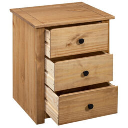 Vidaxl Bedside Cabinet 46X40X57 Cm Pinewood Panama Range - thumbnail 6