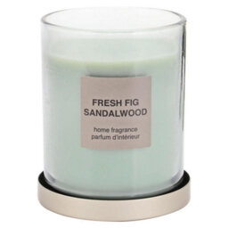 Taylor & Brown Fresh Fig & Sandalwood Scented Candle 198G Luxury Jar Candle For Home Fragrance, Bedroom & Living Room Décor - thumbnail 2