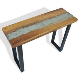 Berkfield Console Table Teak 100X35X75 Cm - thumbnail 4