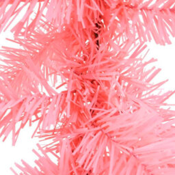 Berkfield Sleek Christmas Garland With Led Lights 5 M Pink - thumbnail 3