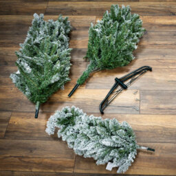 Christmas Tree World The 7Ft/210Cm Snowy Pencil Christmas Tree - thumbnail 4