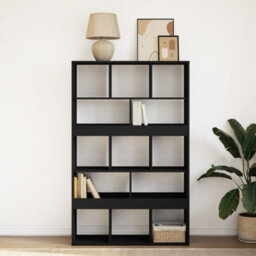Berkfield Bookcase Black 100X33X156.5 Cm Engineered Wood - thumbnail 3
