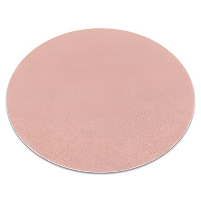 RugsX Modern Washing Carpet Lindo Circle Pink, Anti-Slip, Shaggy  Circle 120 Cm - image 1