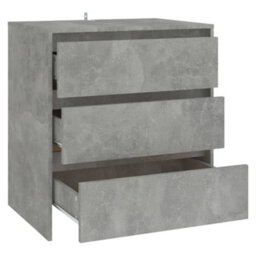 Vidaxl Sideboard Concrete Grey 70X41X75 Cm Engineered Wood - thumbnail 5