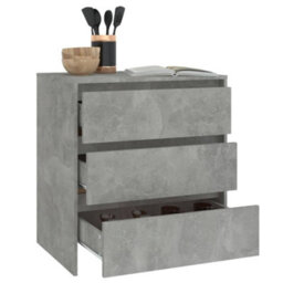 Vidaxl Sideboard Concrete Grey 70X41X75 Cm Engineered Wood - thumbnail 6