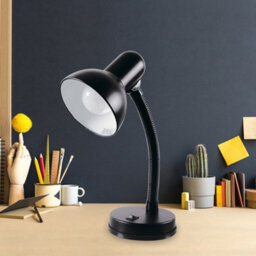 Homelife 35W 'classic' Flexi Desk Lamp - Onyx Black - thumbnail 1