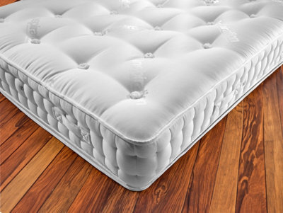 Europa 2000 Pocket Spring Natural Mattress Wool Cashmere Silk - image 1