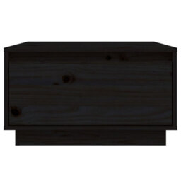 Berkfield Durable Coffee Table Black 55X56X32 Cm Solid Wood Pine - thumbnail 3