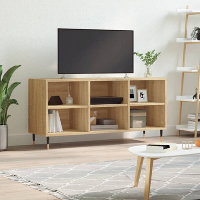Walplus Tv Cabinet Sonoma Oak 103.5X30X50 Cm Engineered Wood - image 1