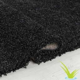 STALWART Modern Shaggy Rug - 5Cm Plush Thick Pile, Non-Slip, Soft Touch Carpet - Washable Area Rugs (Anthracite, 160X230 Cm) - thumbnail 2