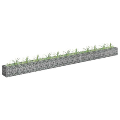 Walplus Gabion Raised Bed Galvanised Steel 450X30X30 Cm - image 1