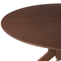 Beliani Dining Table Tymis Dark Mahogany 120 Cm 120 Cm - thumbnail 5