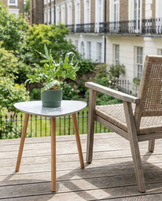 Nöa & Nani Noa & Nani Malme Large Outdoor Side Table For Balcony & Patio In Chalk Grey - image 1
