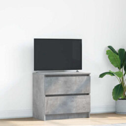 Berkfield Tv Cabinet Concrete Grey 60X35X54 Cm Engineered Wood - thumbnail 1