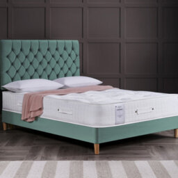 Rest Relax Sleep Chatsworth Tufted Natural 1000 Pocket Sprung Mattress - Small Double 4Ft - thumbnail 2