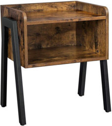 Mahogany Bedside Table With Storage - thumbnail 7
