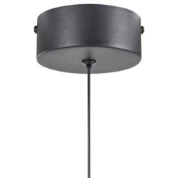 Wyld And Coco Black Metal Spiral Led Pendant Lamp For Living Room And Dining, Gloss Finish, W13 X D13 X H190Cm - thumbnail 8