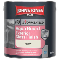 Johnstone's Trade Stormshield Aqua Guard Exterior Gloss Wood & Metal Paint Hill Figure (Ppg1104-1) 2.5L - thumbnail 2
