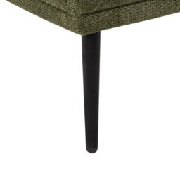 Beliani Right-Hand Chaise Longue Artheze Fabric Dark Green - thumbnail 7