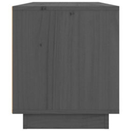 Berkfield Tv Cabinet Grey 80X34X40 Cm Solid Wood Pine - thumbnail 8