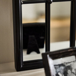 Dibor Classic Black Tall Rounded Decorative Indoor Bedroom, Bathroom, Hallway, Arch Mirror H107Cm X 65Cm - thumbnail 5