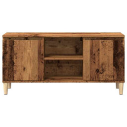 Berkfield Sturdy Tv Cabinet Old Wood 102X35X50 Cm Engineered Wood - thumbnail 4