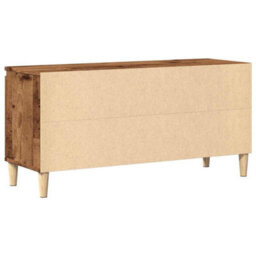Berkfield Sturdy Tv Cabinet Old Wood 102X35X50 Cm Engineered Wood - thumbnail 6
