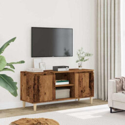 Berkfield Sturdy Tv Cabinet Old Wood 102X35X50 Cm Engineered Wood - thumbnail 3