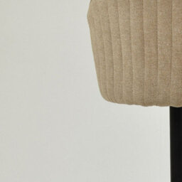 Lakeland Furniture Novara Fawn Brown Fabric Black Gas Lift Base Bar Stool - thumbnail 7