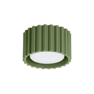 Luminosa Lighting Luminosa Aura Surface Mounted Downlight Olive Green 1X Gx53 - image 1