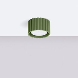 Luminosa Lighting Luminosa Aura Surface Mounted Downlight Olive Green 1X Gx53 - thumbnail 2
