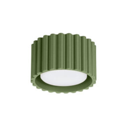 Luminosa Lighting Luminosa Aura Surface Mounted Downlight Olive Green 1X Gx53 - thumbnail 1