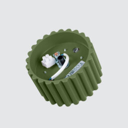 Luminosa Lighting Luminosa Aura Surface Mounted Downlight Olive Green 1X Gx53 - thumbnail 6