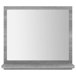 Vidaxl Bathroom Mirror Grey Sonoma 40X10.5X37 Cm Engineered Wood - thumbnail 3