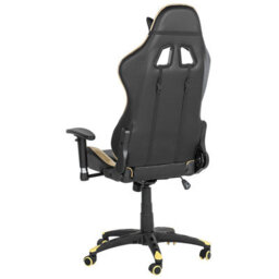 Beliani Gaming Chair Knight Faux Leather Gold - thumbnail 5