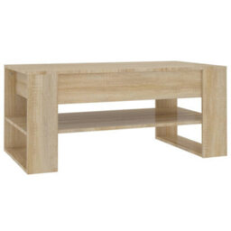 Berkfield Coffee Table Sonoma Oak 102X55X45 Cm Engineered Wood - thumbnail 2