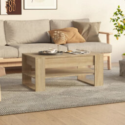 Berkfield Coffee Table Sonoma Oak 102X55X45 Cm Engineered Wood - thumbnail 1