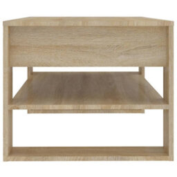 Berkfield Coffee Table Sonoma Oak 102X55X45 Cm Engineered Wood - thumbnail 4