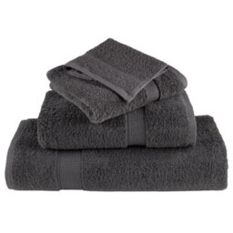 Berkfield 12 Piece Premium Towel Set Solund Anthracite 600 Gsm - thumbnail 4