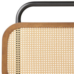 Beliani Bed Rattan Boussicourt 160 X 200 Cm (Eu King Size) Dark Brown - thumbnail 9