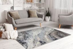 RugsX Carpet Fusion 9613 Light Grey Dark Grey - Marble, Modern, Abstract 160X220 Cm - thumbnail 5
